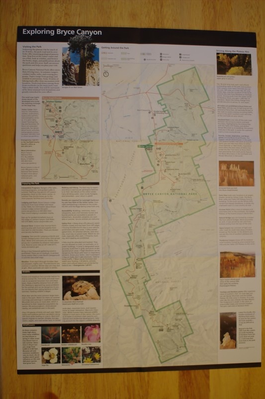 Bryce Canyon Map 2