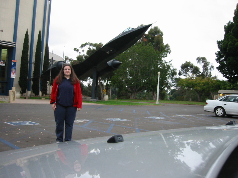 Jen and SR-71 Model