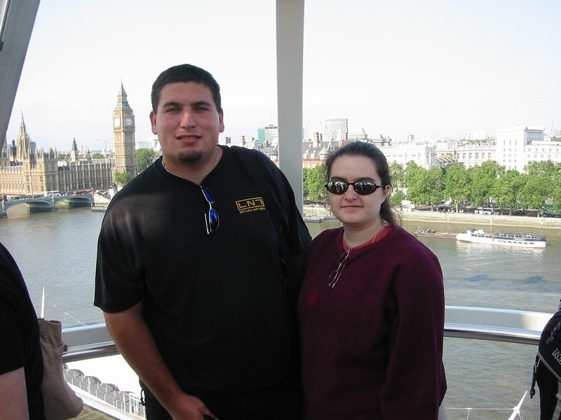 Jen and Neil in the London Eye 4