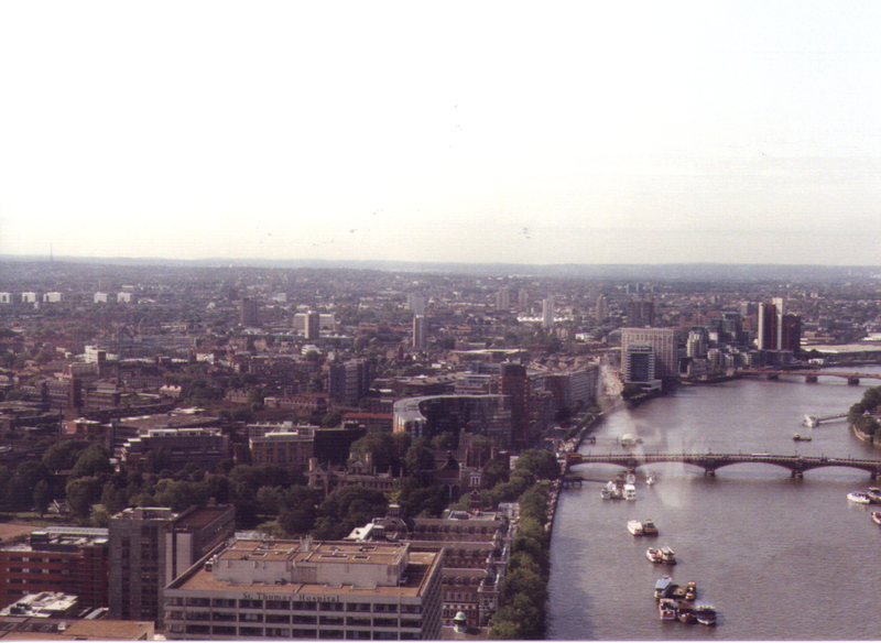 London from the London Eye