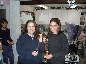 After - Jen & Lori with Ponytails