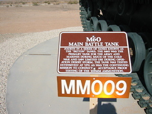 M60 Tank Sign