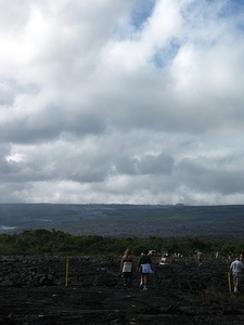 View from Trail - Smoke on Mountain from Lava 2